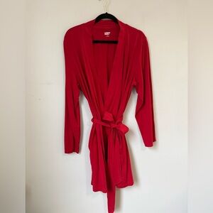 Lands' End Vibrant Red Women's Robe